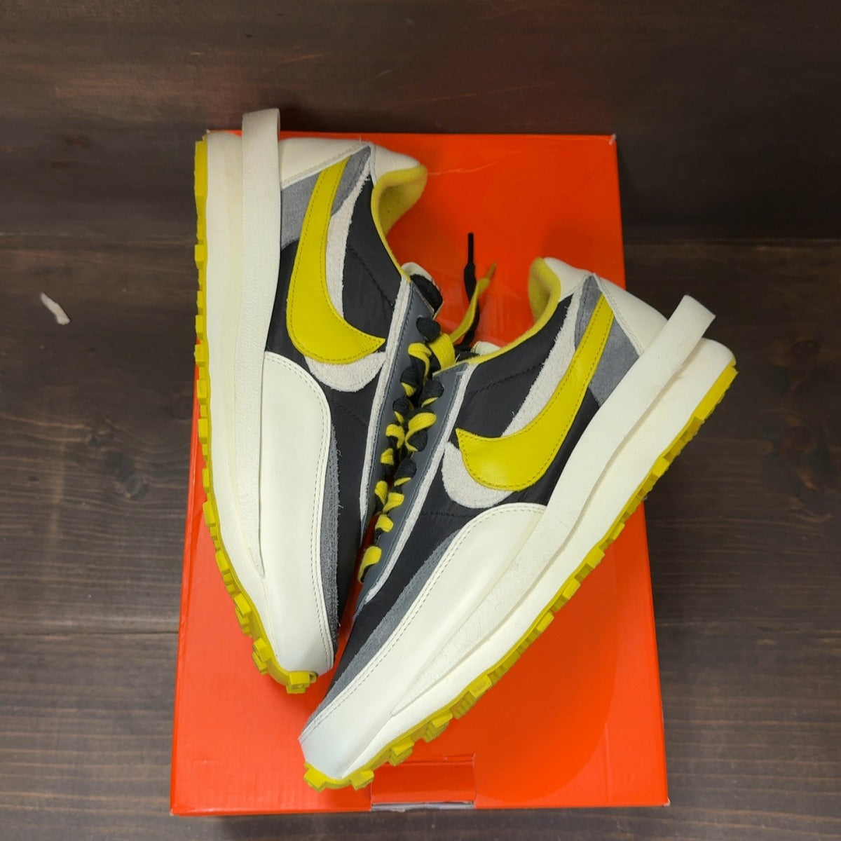 Nike LD Waffle sacai Undercover Black Bright Citron - Image 2