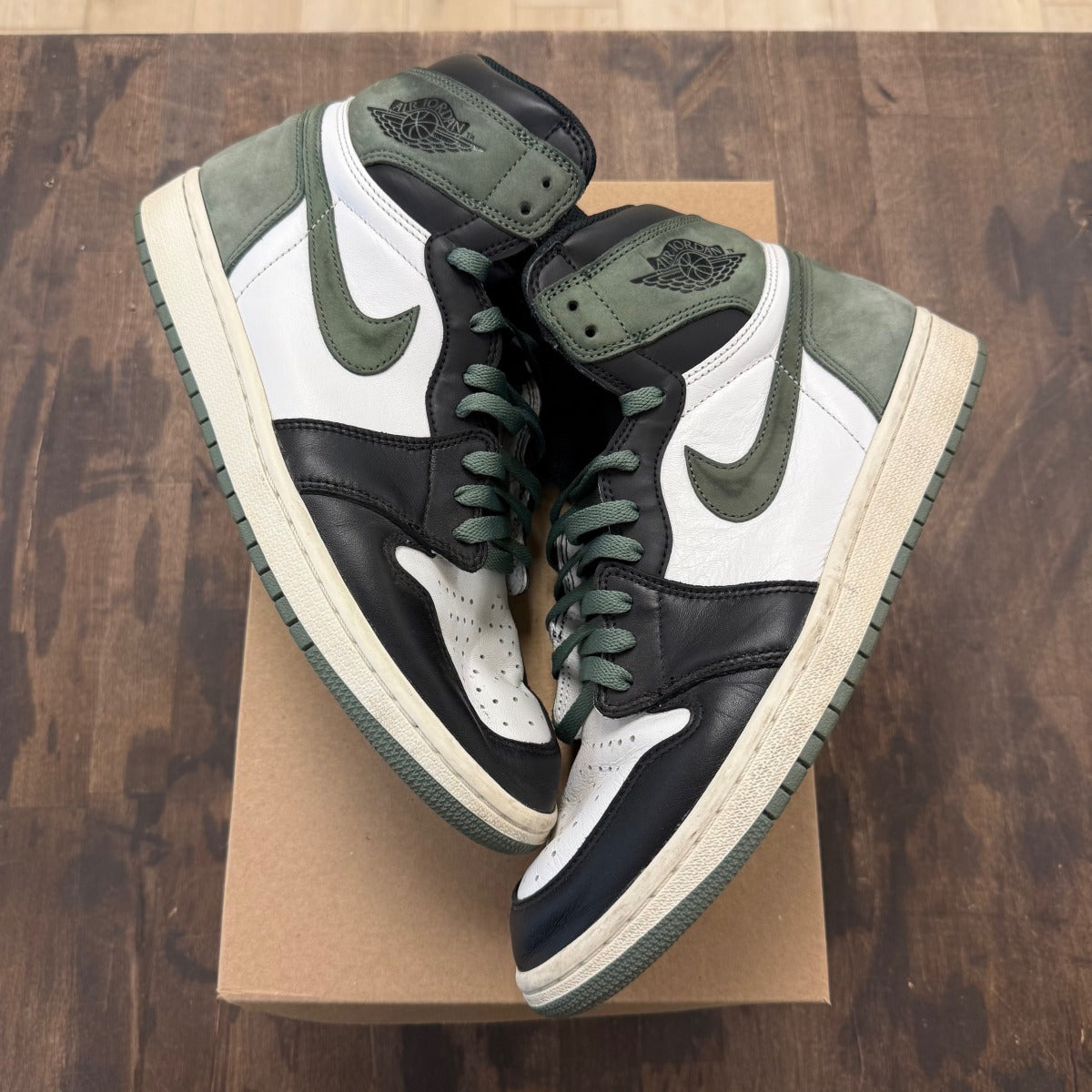 Jordan 1 Retro High Clay Green Size 10 (Pre-Owned) - Image 1