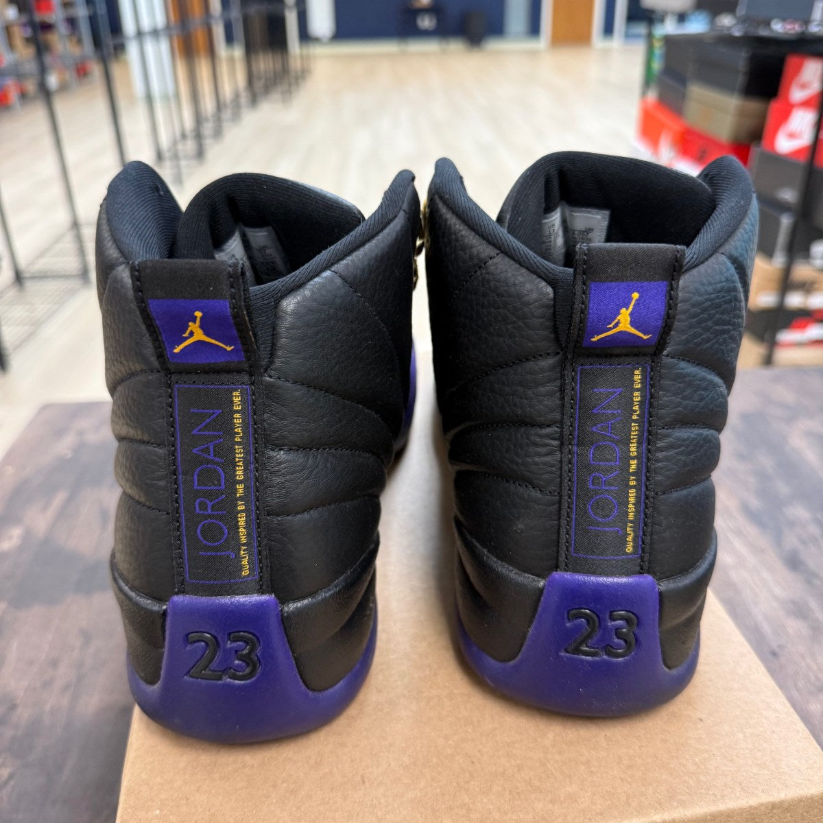 Jordan 12 Retro Field Purple Size 13 (Pre-Owned) - Image 3