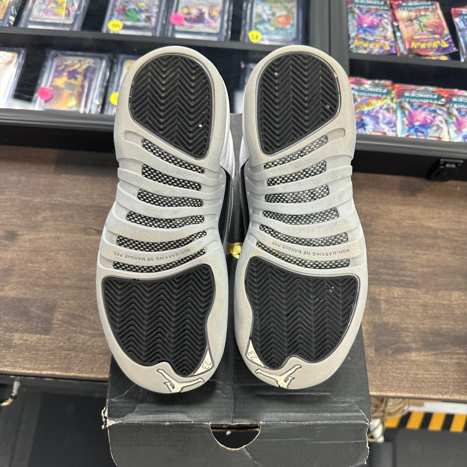 Wolf Grey Jordan 12 Retro GS (Used, Replacement Box)