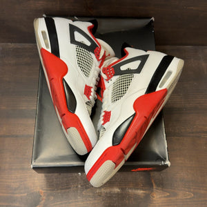 Jordan 4 Retro Fire Red (2020) Size 11.5 (Pre-Owned) - Image 2