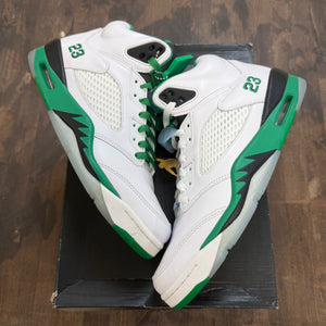 Jordan 5 Retro Lucky Green (Women's) Size 11W (Pre-Owned) - Image 1