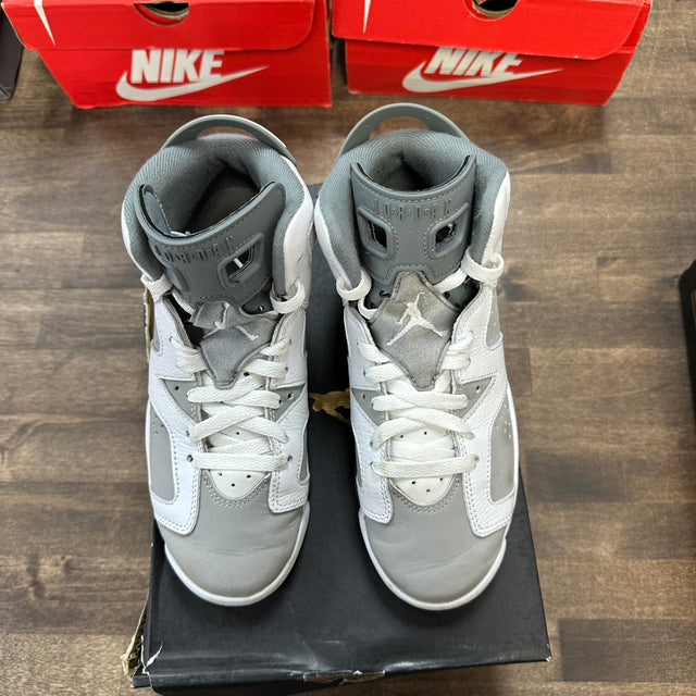 (GS) Cool Grey Jordan 6 Retro (USED)