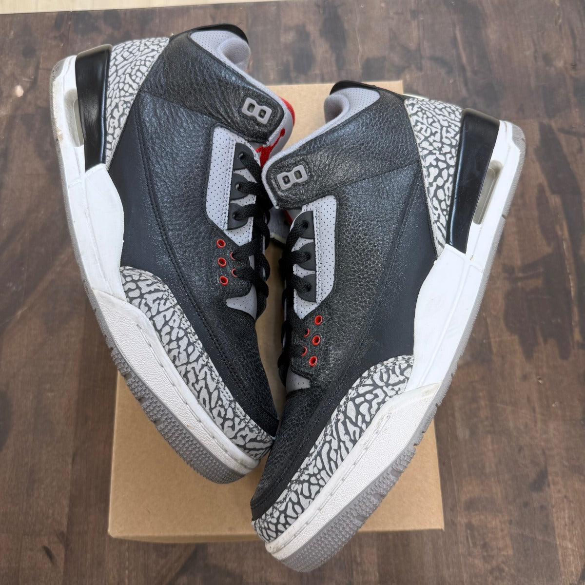 Jordan 3 Retro Black Cement (2018) Size 13 (Pre-Owned) - Image 1