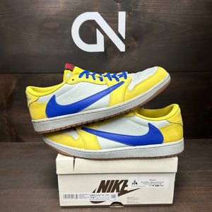 Jordan 1 Retro Low OG SP Travis Scott Canary (Women's) - Image 1