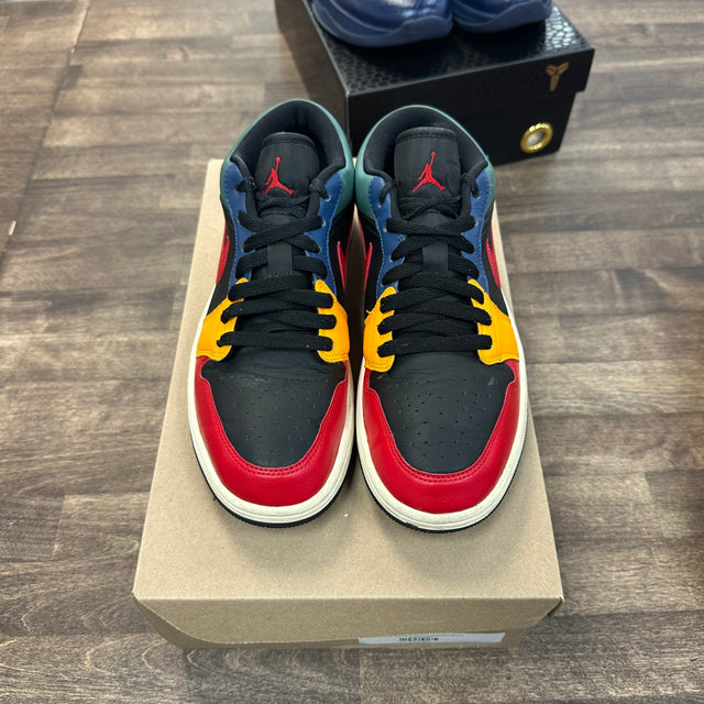 Bred Multi-Color Jordan 1 Low SE (W) (USED, No Box)