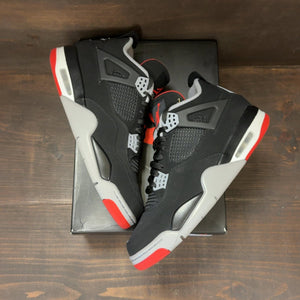 Jordan 4 Retro Bred (2019) Size 10.5 (Pre-Owned) - back