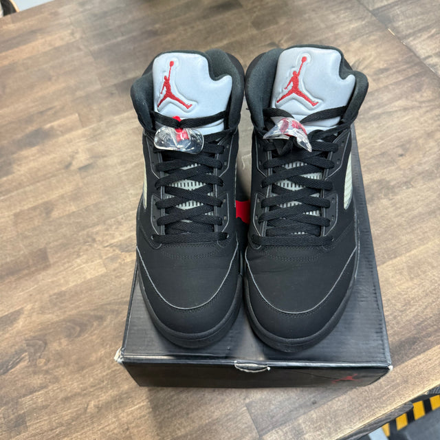 Black Metallic Silver Jordan 5 Retro (2016) (USED, Replacement Box)