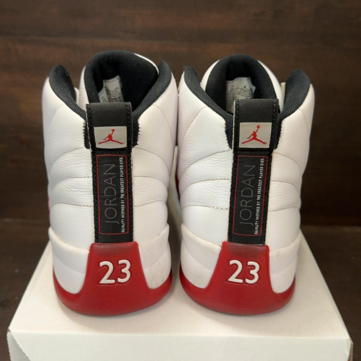 Jordan 12 Retro Cherry (2023) Size 10 (Pre-Owned) - aux