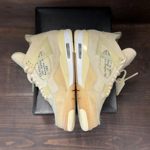 Jordan 4 Retro Off-White Sail (Women's) Size 10W (Pre-Owned) - aux