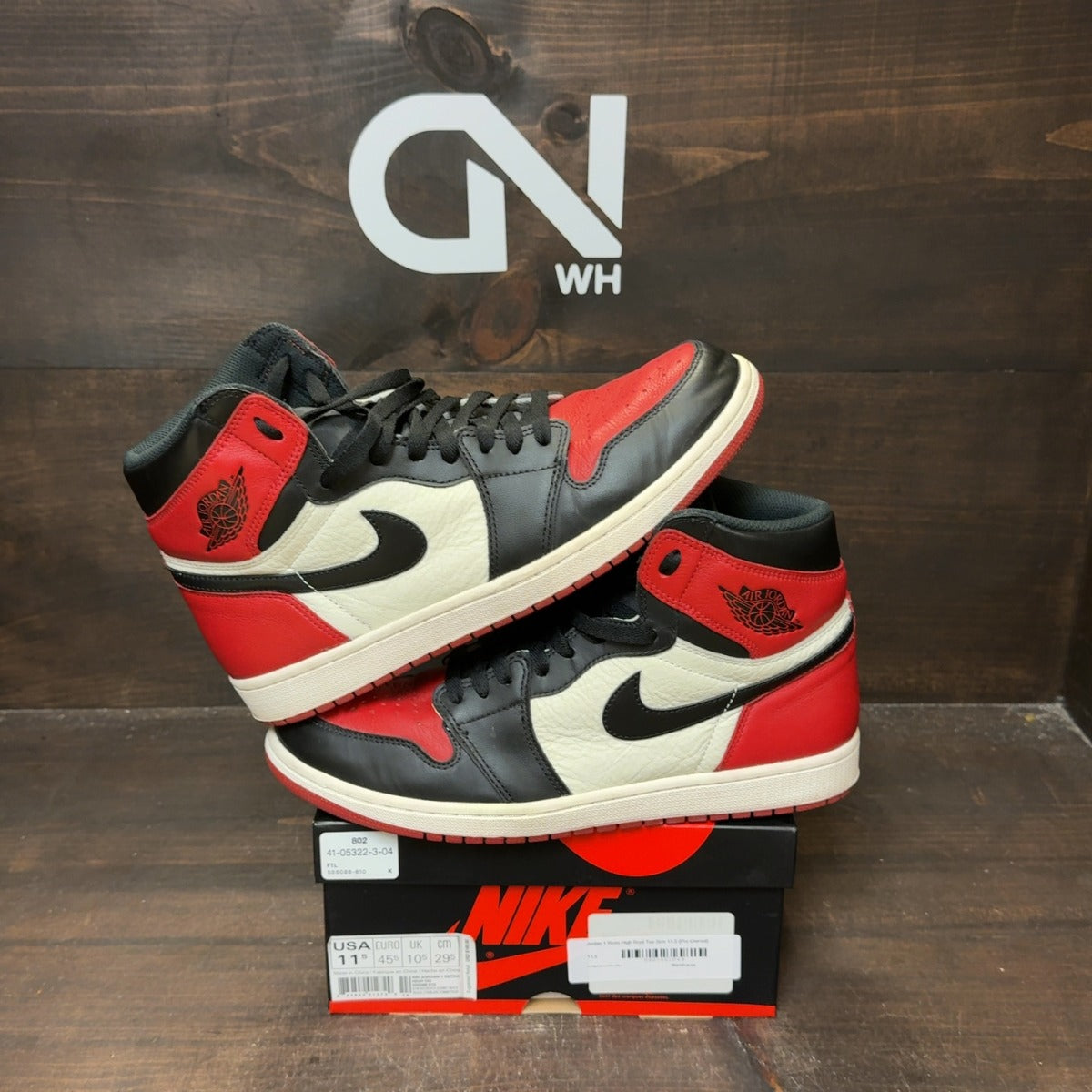 Jordan 1 Retro High Bred Toe - Image 1
