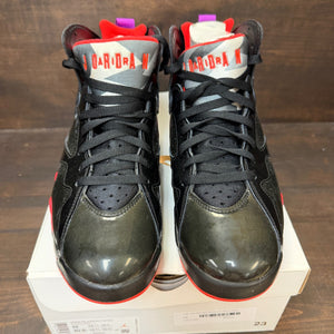 Jordan 7 Retro Black Patent (Women's) - Image 3