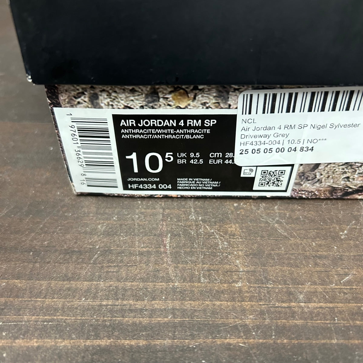 Jordan 4 RM SP Nigel Sylvester Driveway Grey - Image 7