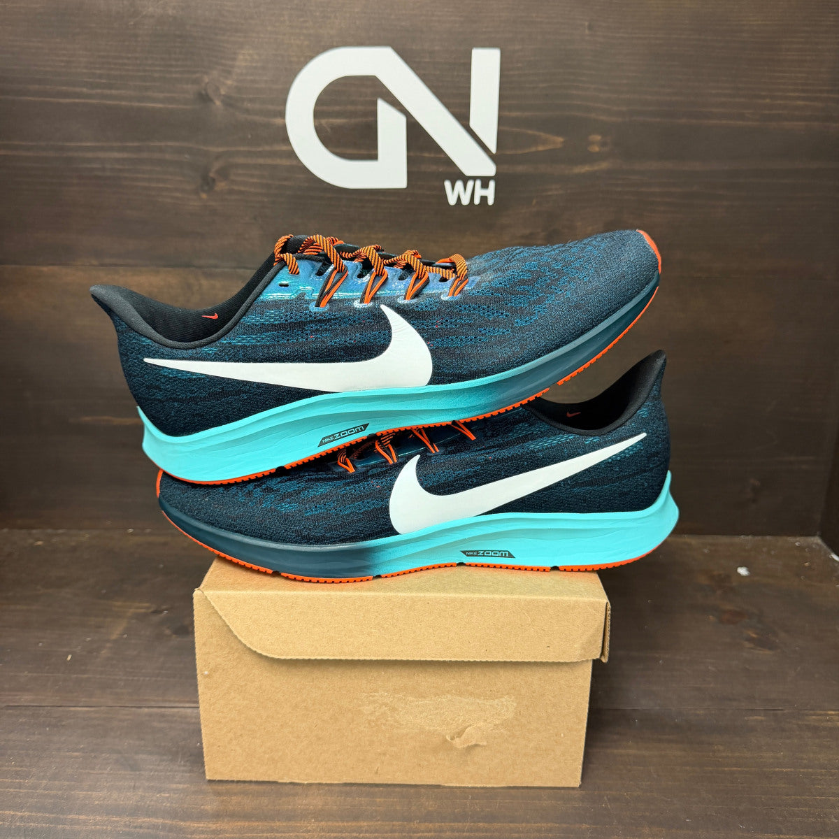 Nike Air Zoom Pegasus 36 Black Size 12 (Pre-Owned) - Image 1
