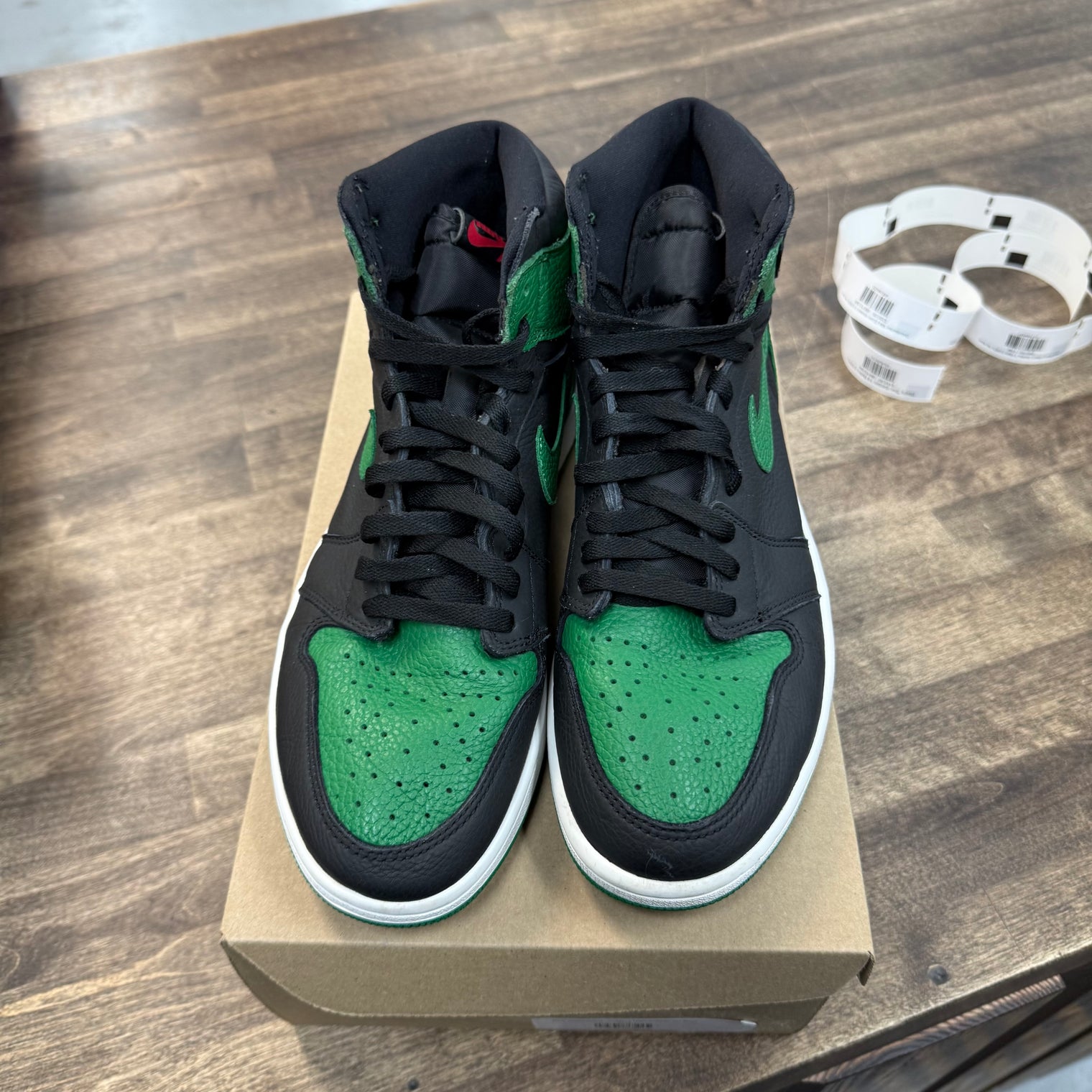 Pine Green Black Jordan 1 High (USED, No Box)