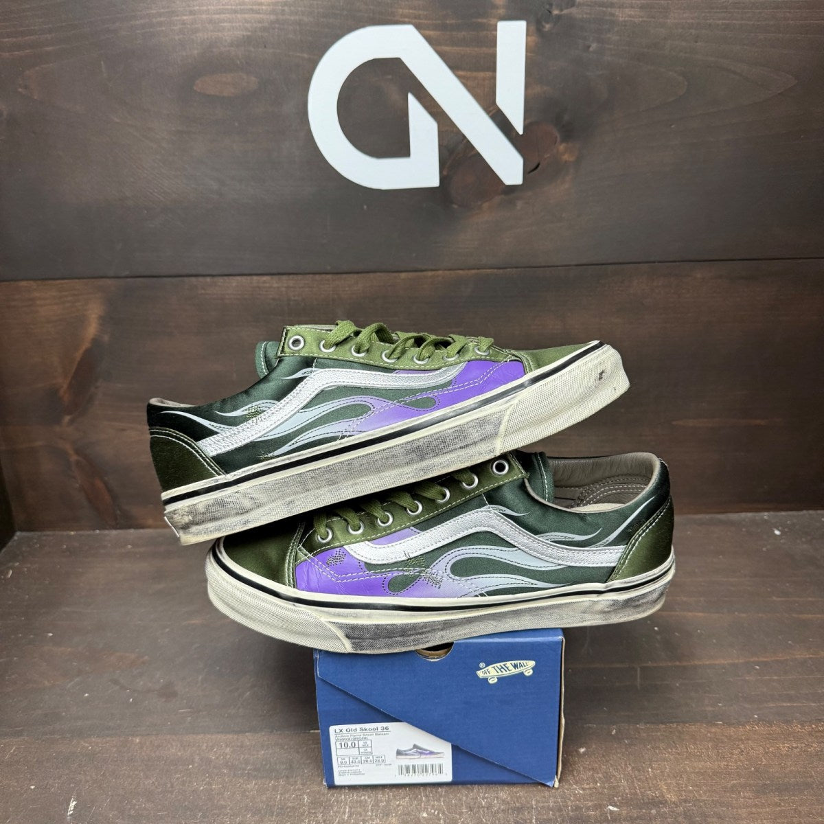Vans LX Old Skool Archive Flame Green - Image 1