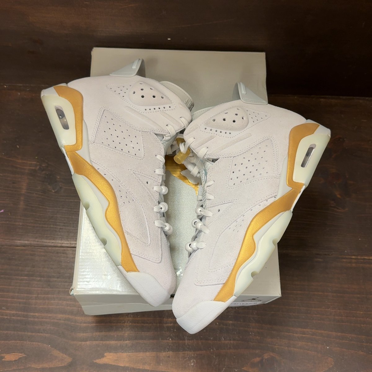 Jordan 6 Retro Craft Paris Olympics (Women's) Size 12W (Pre-Owned) - back