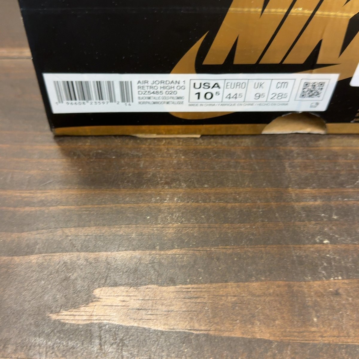 Jordan 1 Retro High OG Palomino Size 10.5 (Pre-Owned) - aux