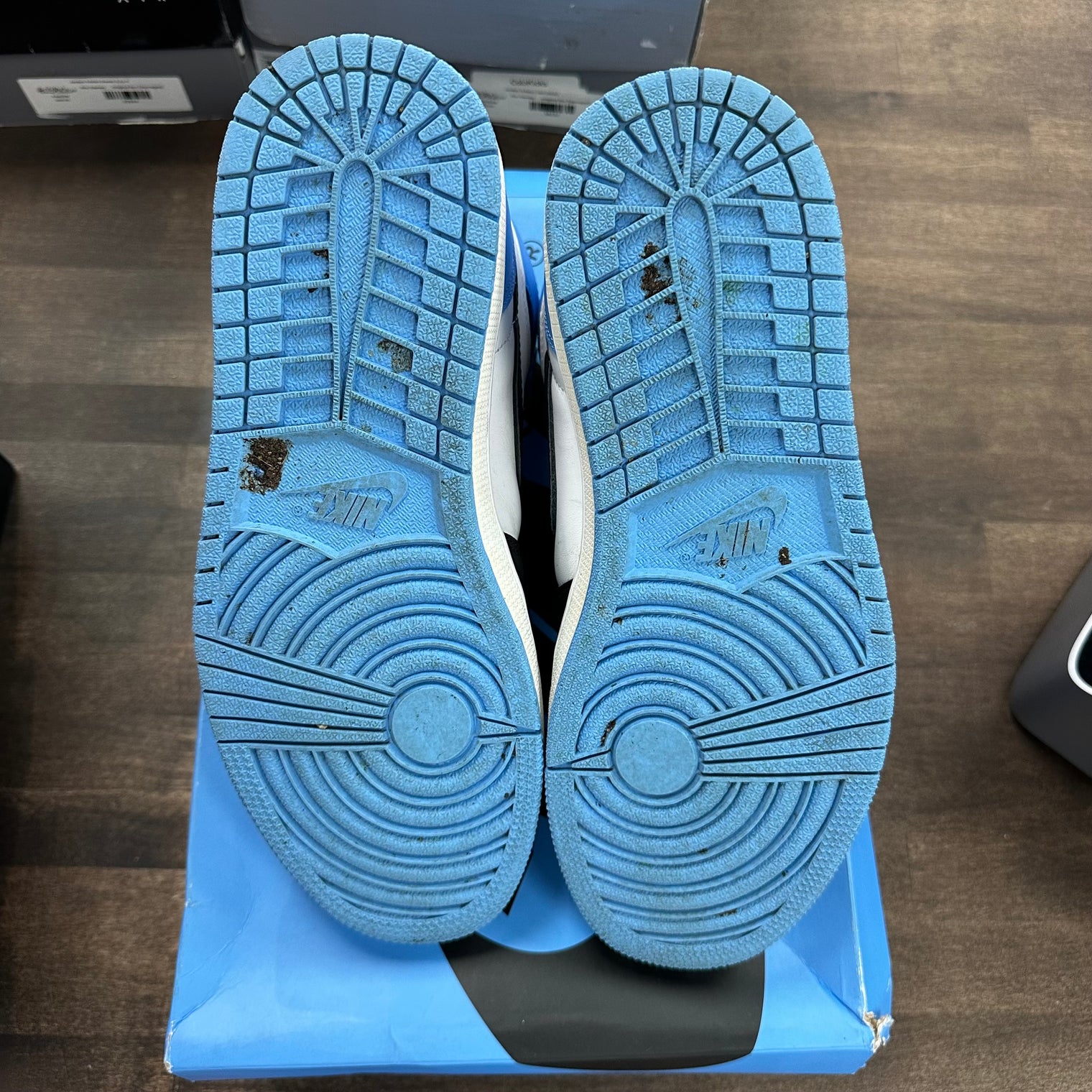 UNC Toe Jordan 1 Retro High OG (USED)