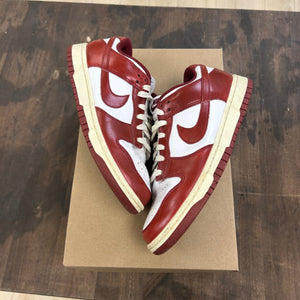 Nike Dunk Low PRM Vintage Team Red (Women's) Size 8.5W (Pre-Owned) - Image 1