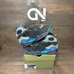 Jordan 8 Retro Aqua (2025) (GS) Size 6.5Y (Pre-Owned) - Image 1