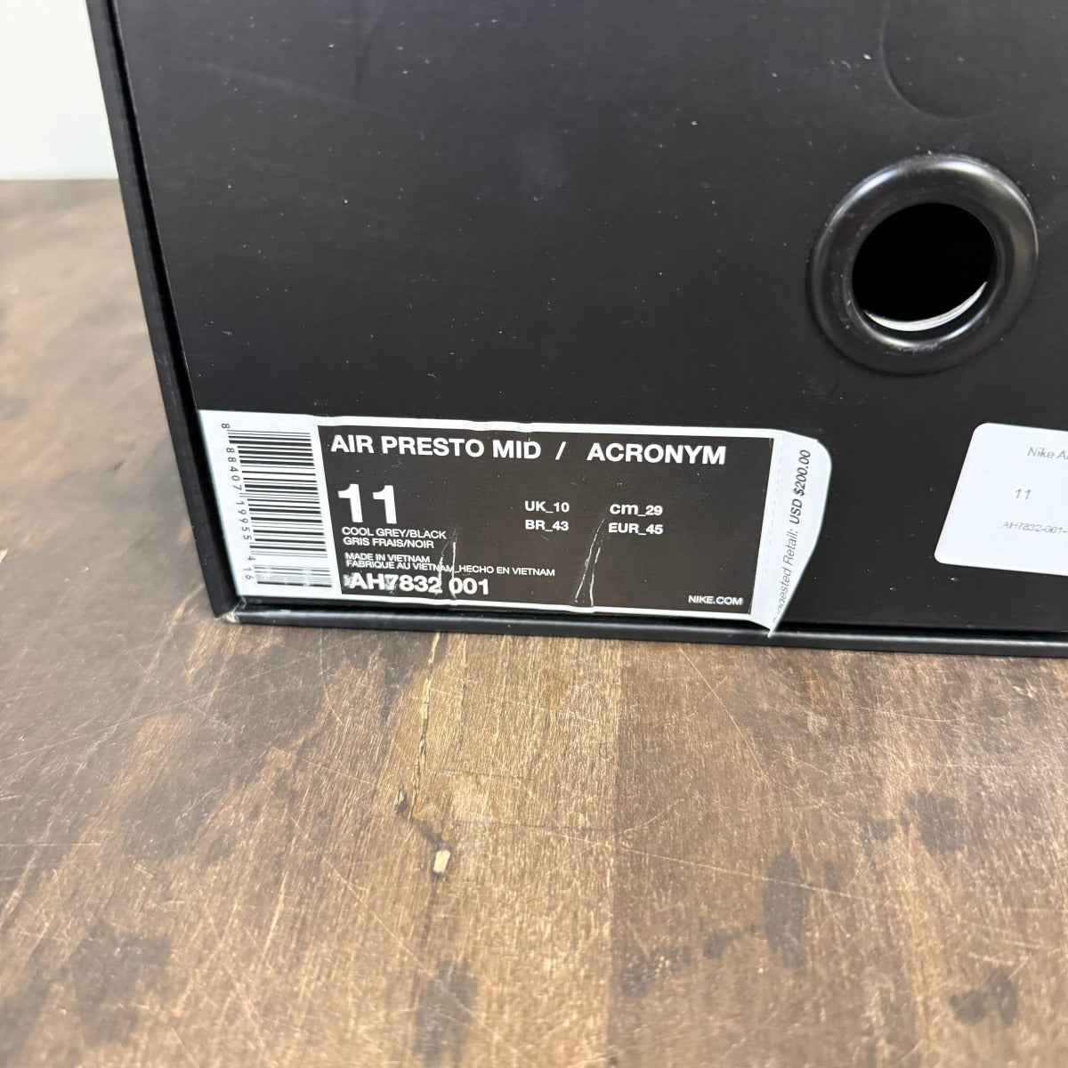 Nike Air Presto Mid Acronym Cool Grey - Image 6