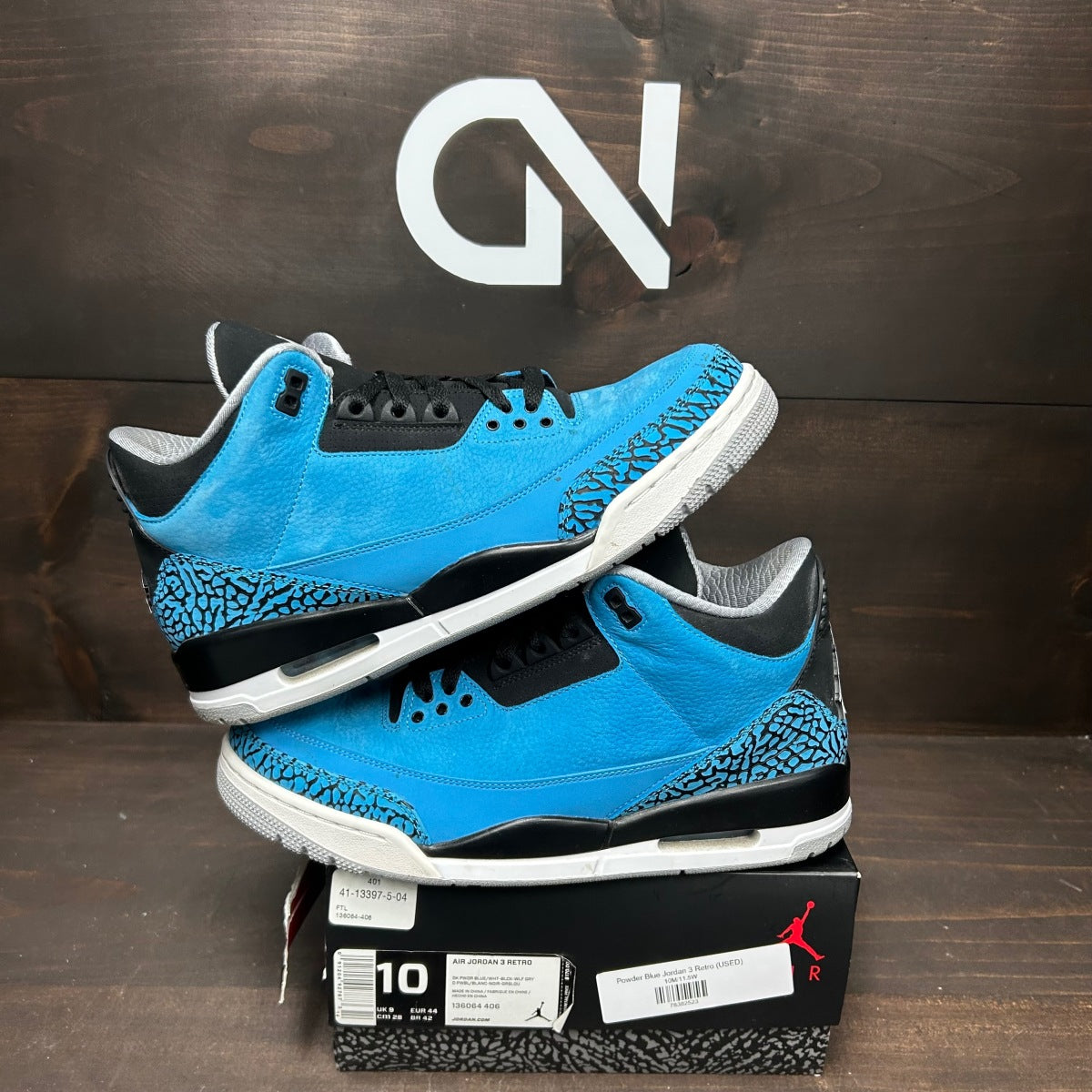 Jordan 3 Retro Powder Blue - Image 1