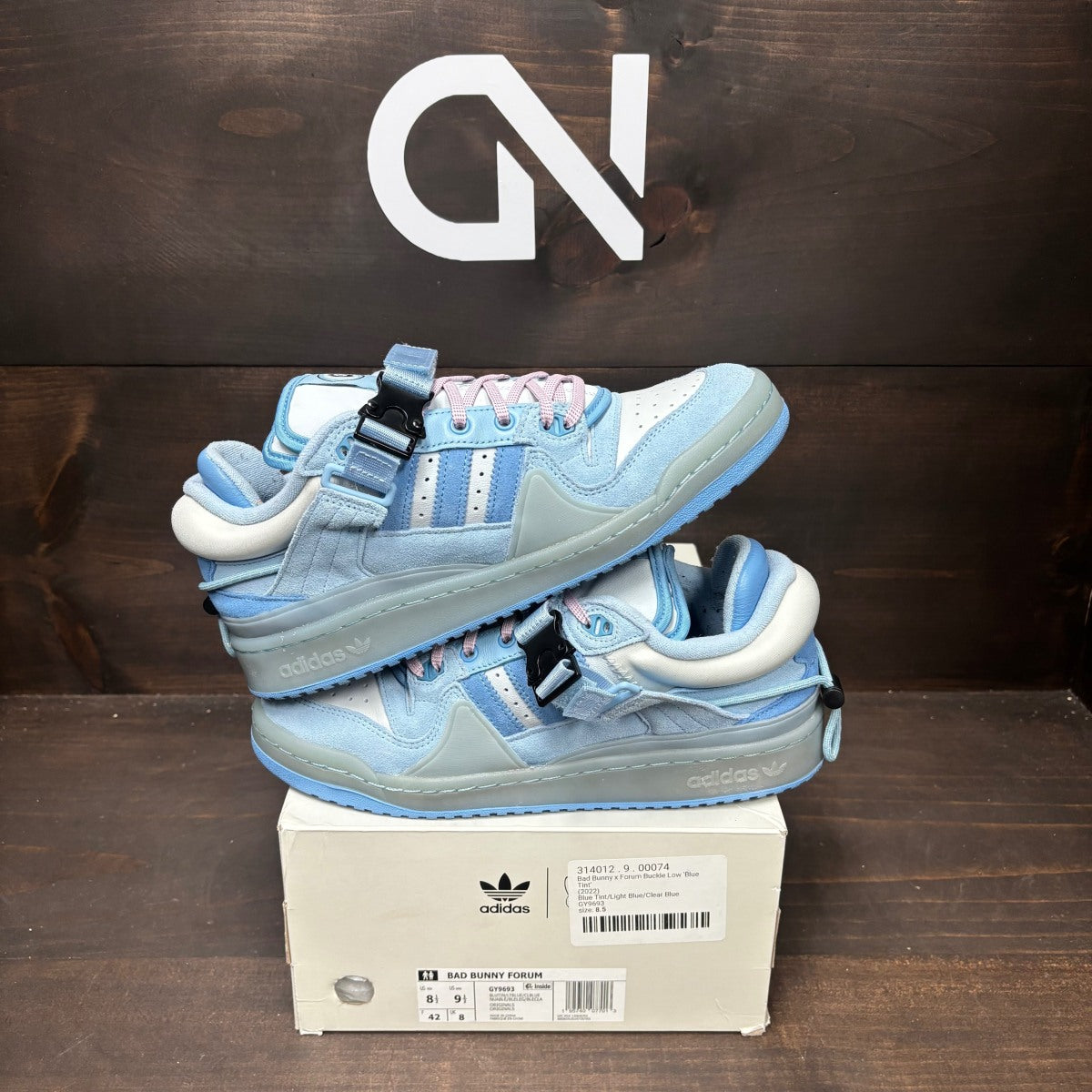 adidas Forum Buckle Low Bad Bunny Blue Tint - Image 1