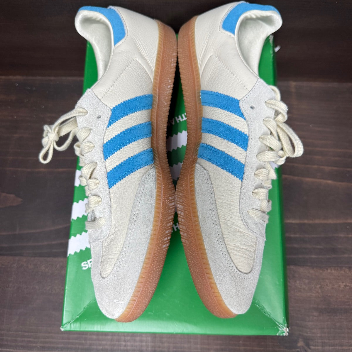 adidas Samba OG Sporty & Rich Cream Blue - Image 3