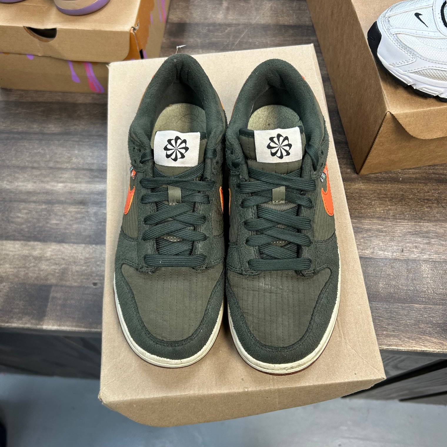 Sequoia Nike Dunk Low (GS) (USED, No Box)