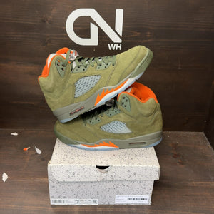 Jordan 5 Retro Olive (2024) Size 11.5 (Pre-Owned) - front