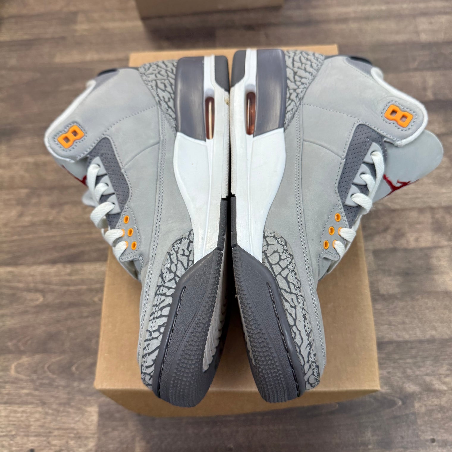 Cool Grey Jordan 3 Retro (USED,No Box)