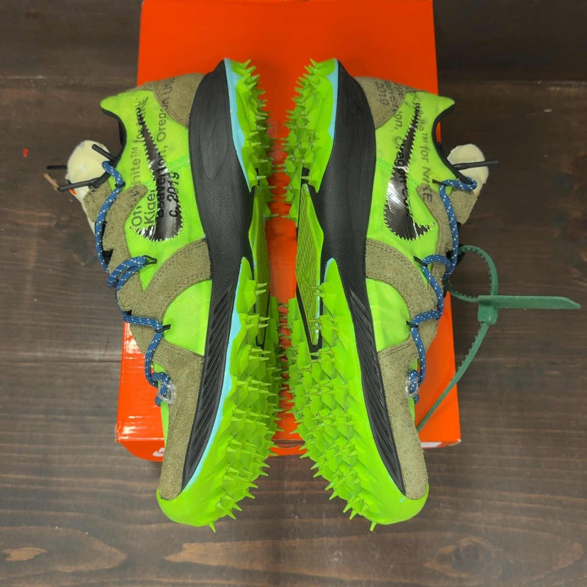 Nike Zoom Terra Kiger 5 OFF-WHITE Electric Green (Women's) - Image 4