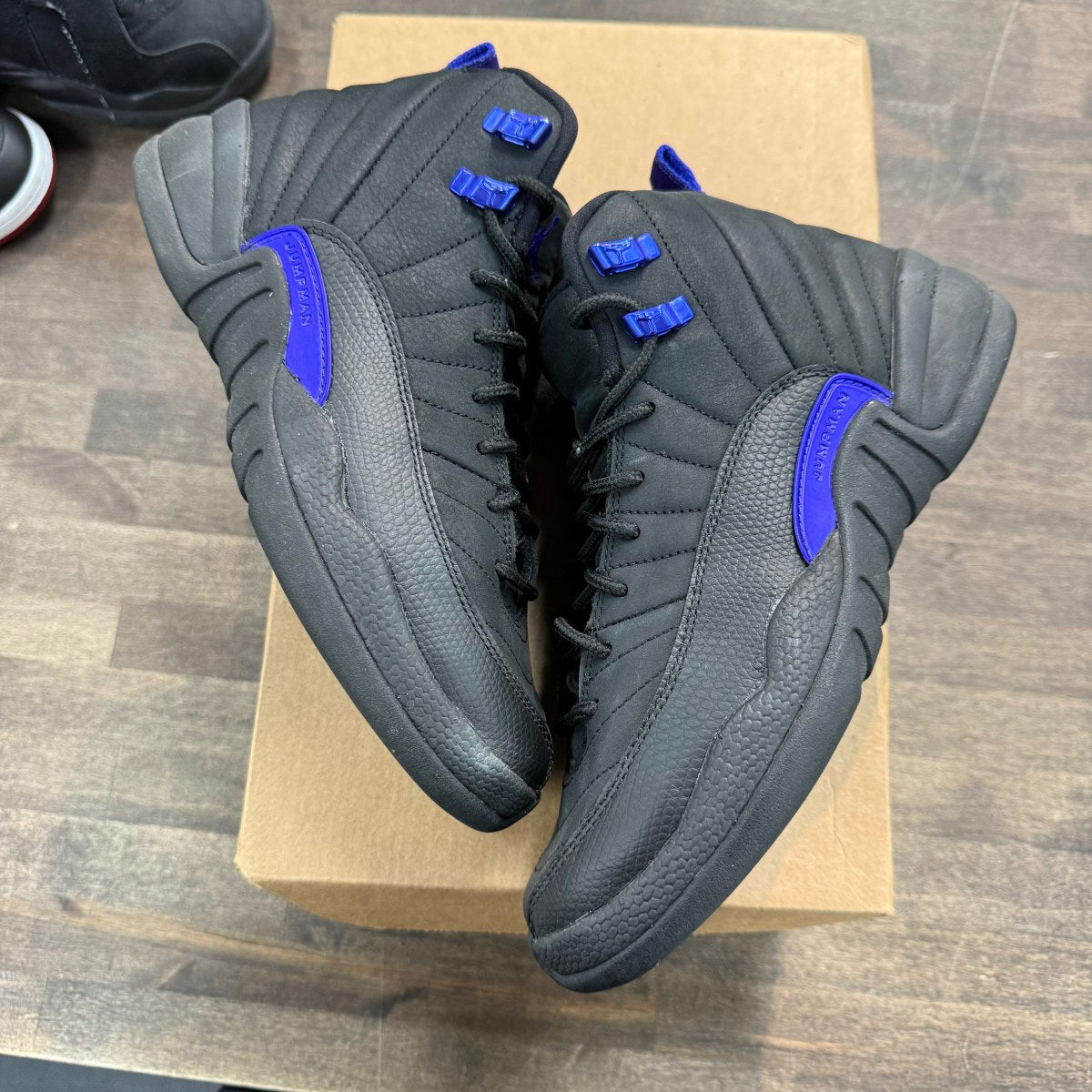 Jordan 12 Retro Black Dark Concord (GS) Size 6.5Y (Pre-Owned) - Image 1