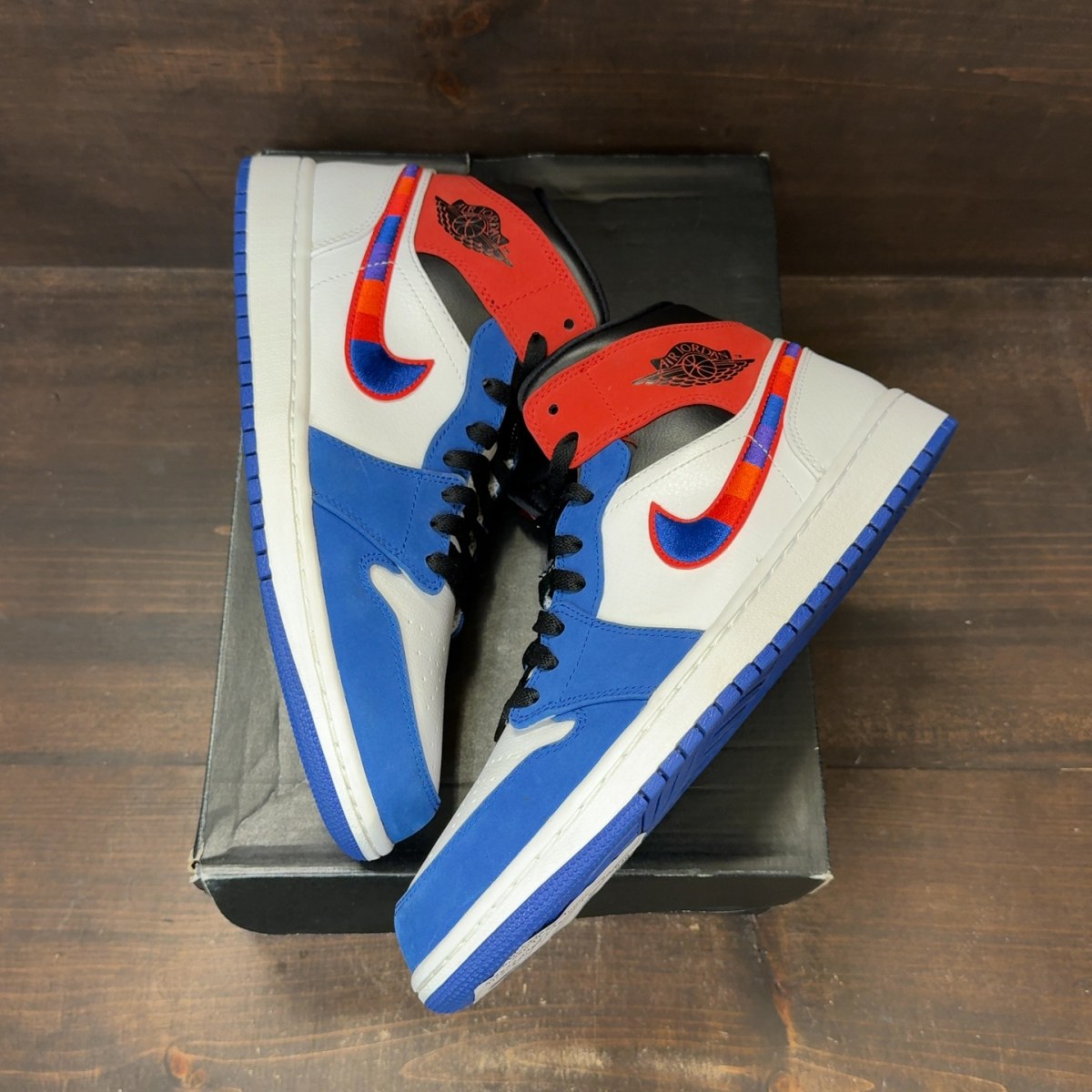 Jordan 1 Mid Multi-Color Swoosh - Image 2