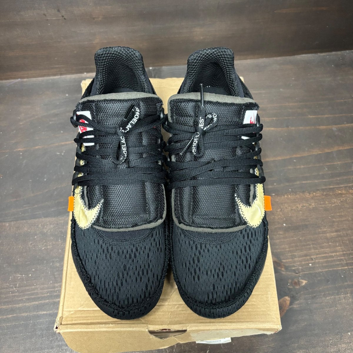 Nike Air Presto Off-White Black (2018) Size 10 (Pre-Owned) - side