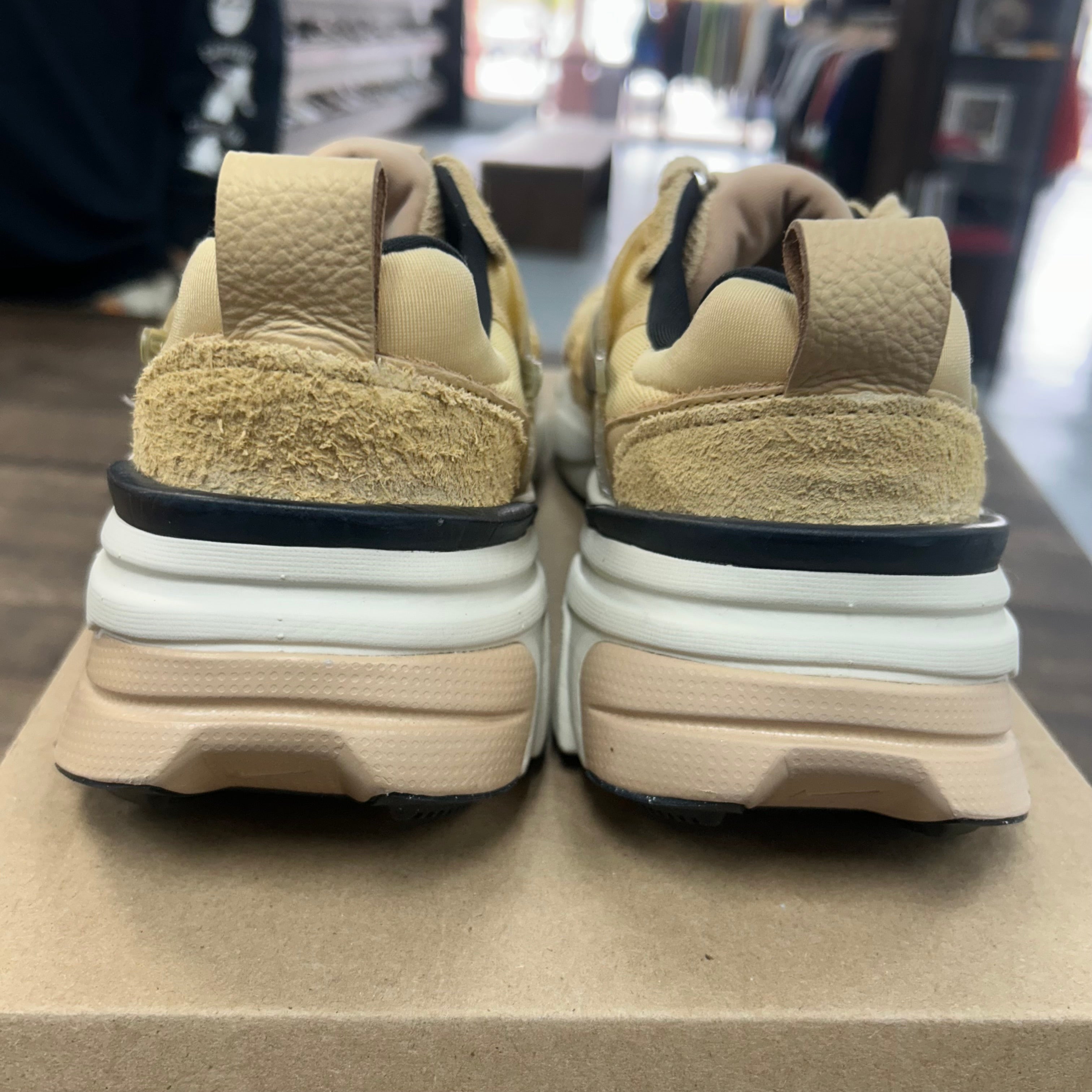 Nike Sesame Nike V2K Run (W) (USED, No Box) Size 8.5 (Pre-Owned) - Image 4