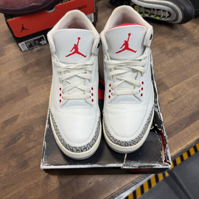 Reimagined White Cement Jordan 3 Retro (USED)