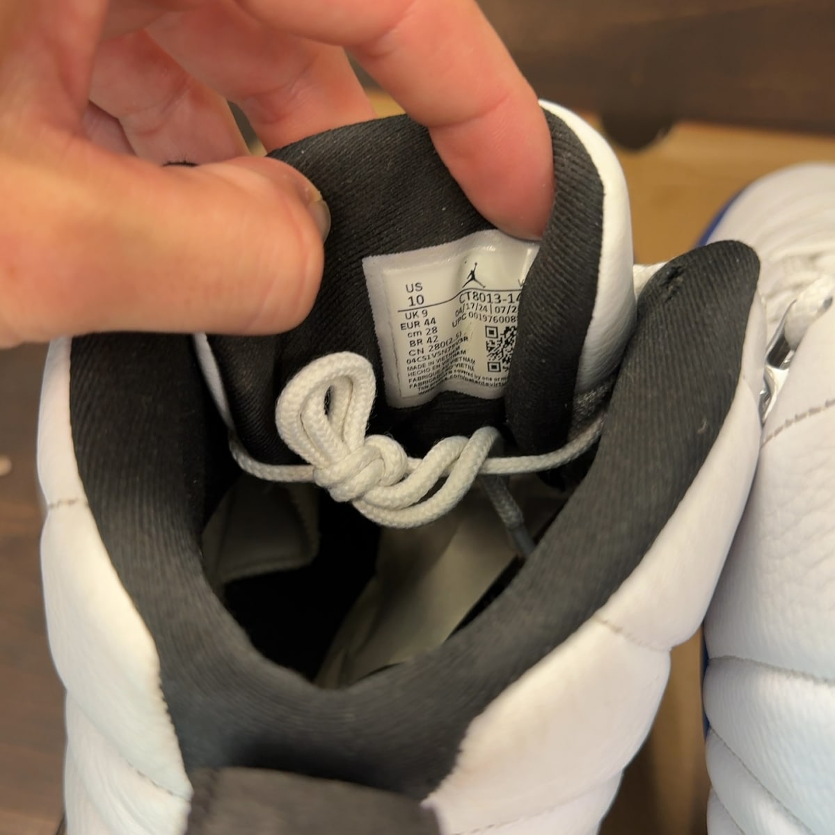 Jordan 12 Retro Blueberry Size 10 (Pre-Owned) - aux
