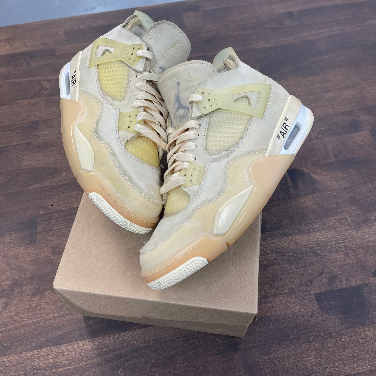 Nike Jordan 4 W Off White Sail (USED NO BOX)