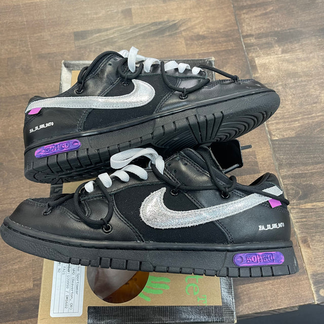 Lot 50 of 50 Off-White Dunk Low (USED)