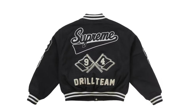 Supreme Drill Team Varsity Jacket Black