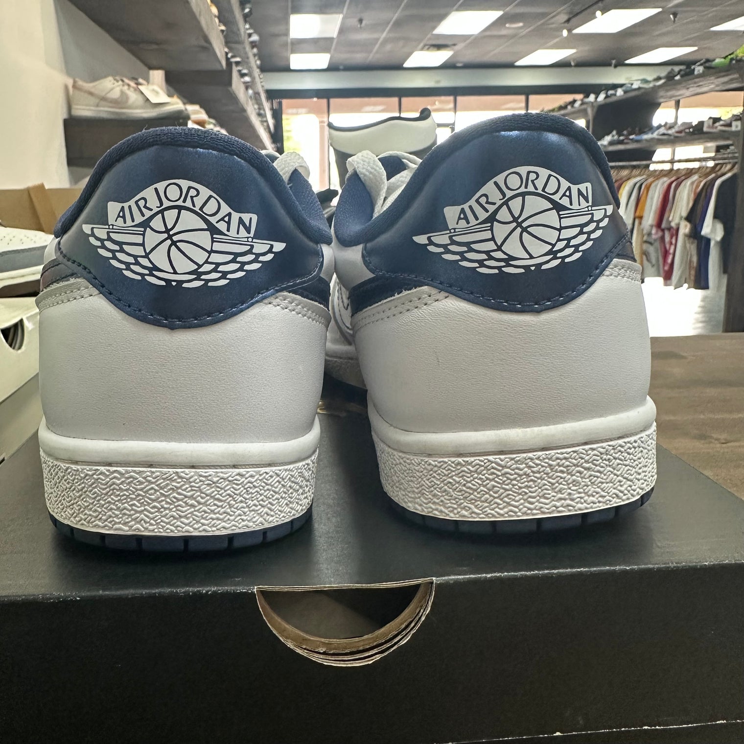 Metallic Blue Jordan 1 Low OG '85 (Used, Replacement Box)