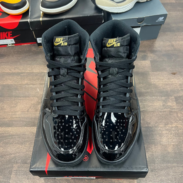 Black Metallic Gold Jordan 1 High (USED)