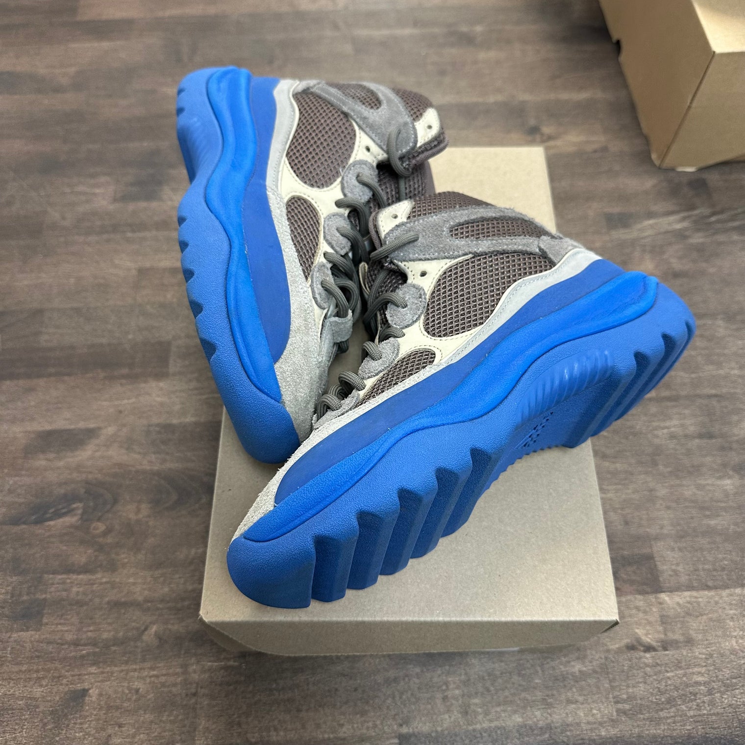 Taupe Blue Yeezy Boot (USED, No Box)