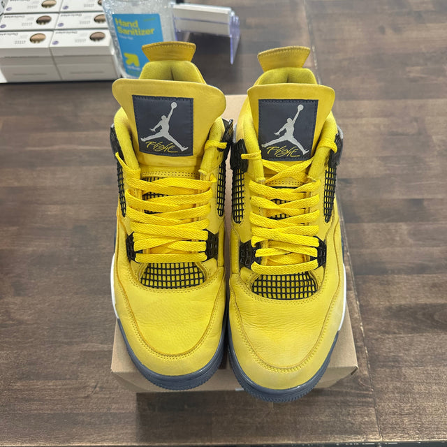 Lightning Jordan 4 Retro (USED, No Box)