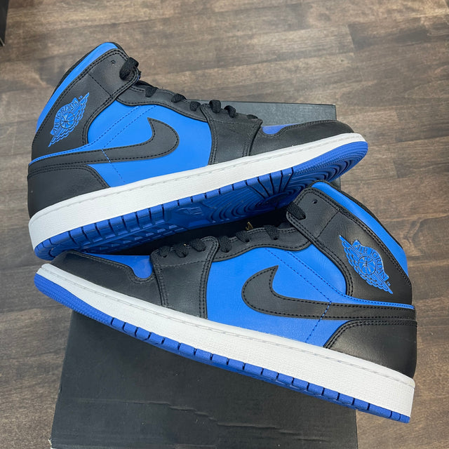 Black Royal Blue Jordan 1 Mid (USED)