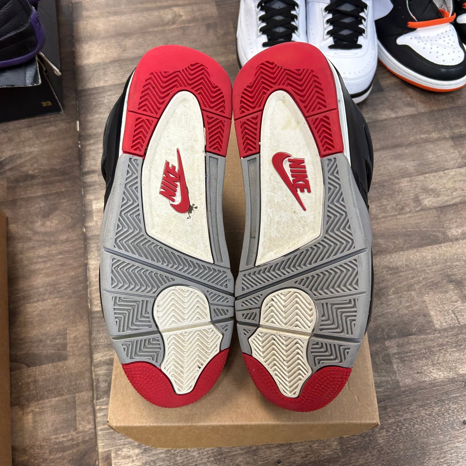 Bred Reimagined Jordan 4 Retro (USED, No Box)