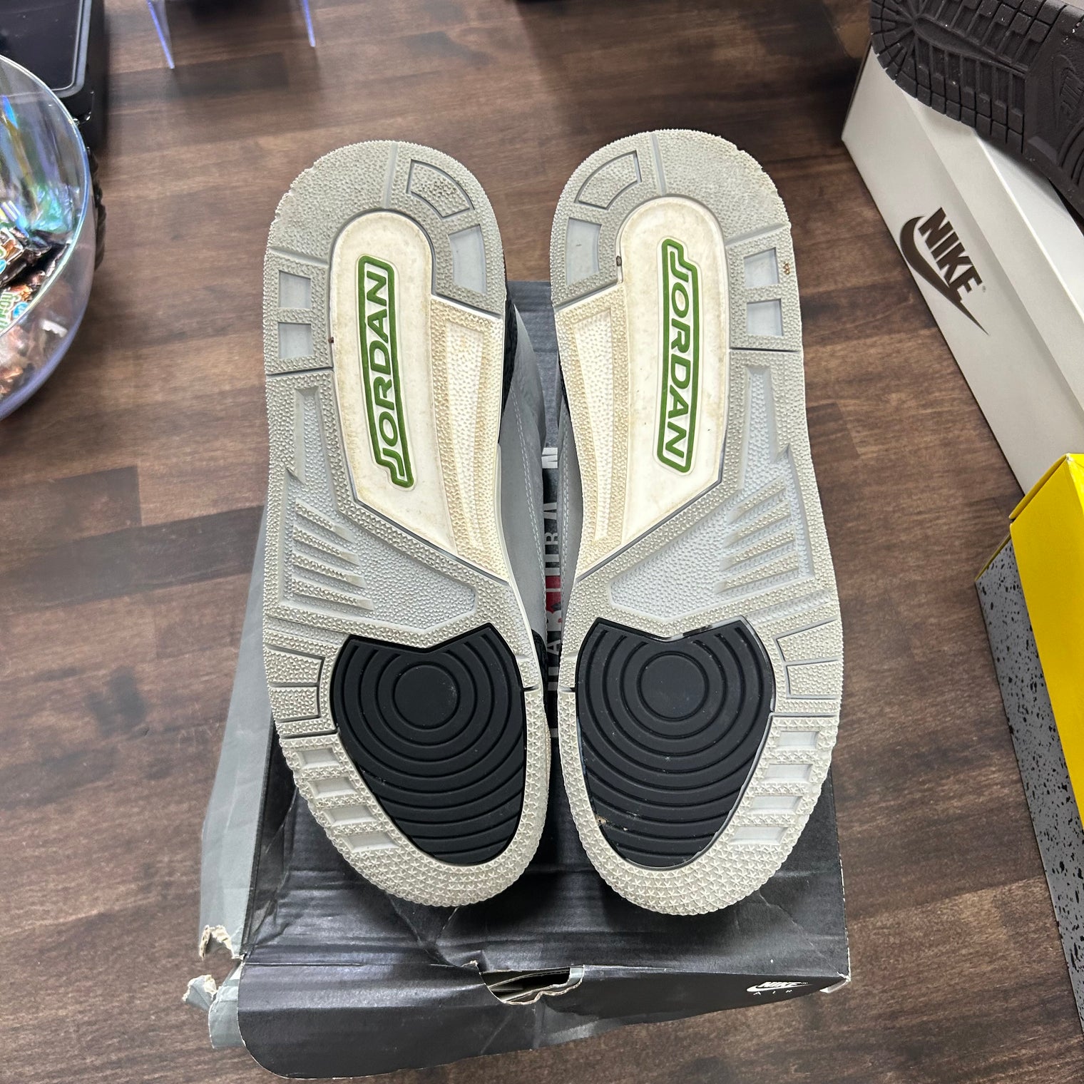 Chlorophyll Jordan 3 (GS) (USED, Replacement Box)