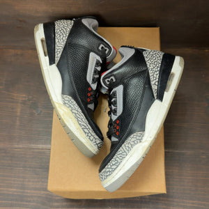 Jordan 3 Retro Black Cement (2018) Size 8.5 (Pre-Owned) - back